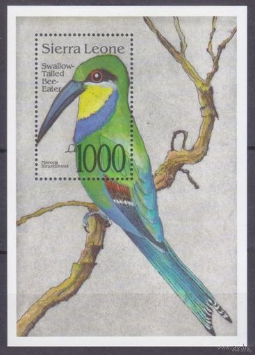 1992 Сьерра-Леоне 1835/B196 Птицы MNH