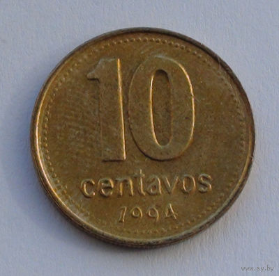 Аргентина 10 сентаво. 1994