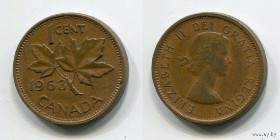 Канада. 1 цент (1963)
