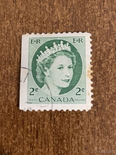 Канада 1954. Елизавета II. Стандарт. Марка из серии