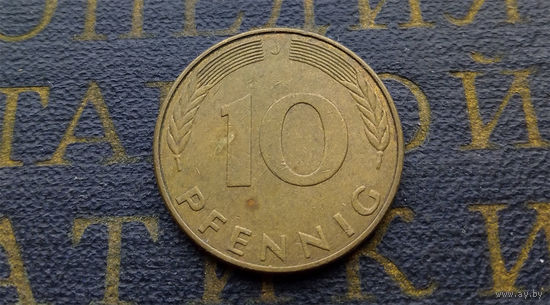 10 пфеннигов 1989 (J) Германия ФРГ #05