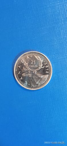 Канада, 25 центов 2012 г.