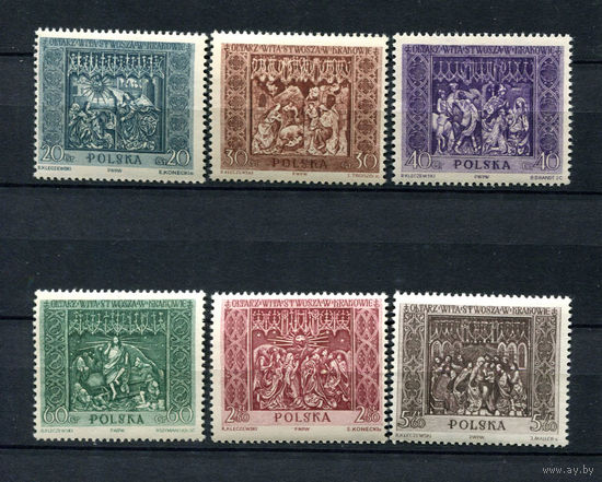 Польша - 1960 - Церкви Святой Марии - [Mi. 1179-1184] - полная серия - 6  марок. MNH.