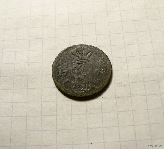 1 грош 1768 Станислав Август Понятовский.
