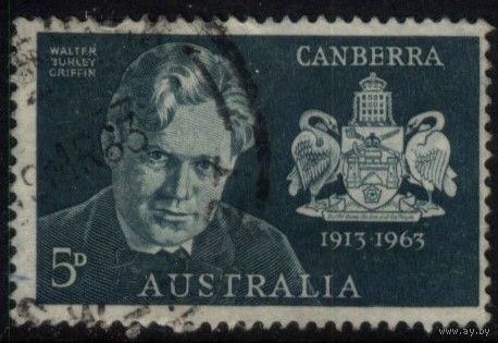 Австралия 1963 Mi# 325 Герб г. Канберра. Гашеная (AU06)