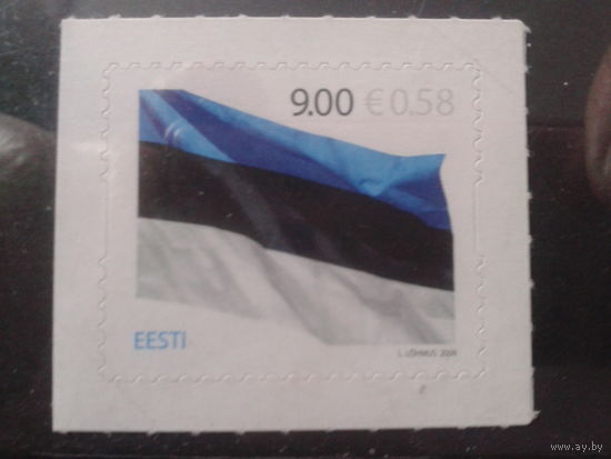 Эстония 2009 125 лет эстонскому флагу** самоклейка