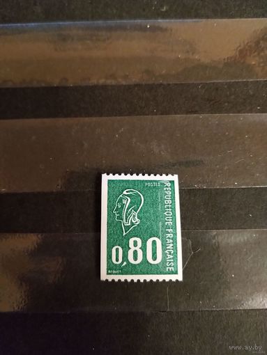 1976 Франция Марианна флюорисцентная бумага чистая клей MNH** (1-7)