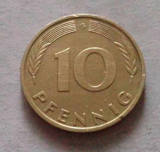 10 пфеннигов, Германия 1989 G
