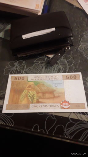 ЧАД 500 франков 2002 год  /С/