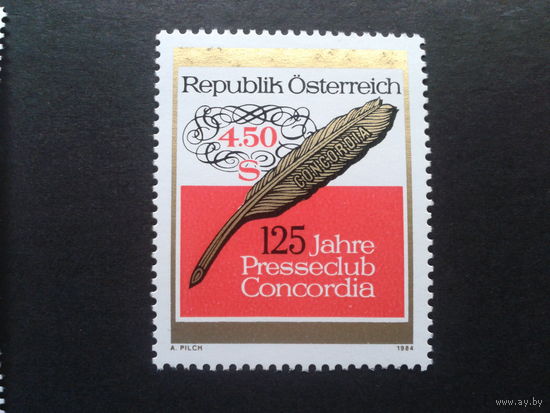 Австрия 1984 125 лет прессклубу