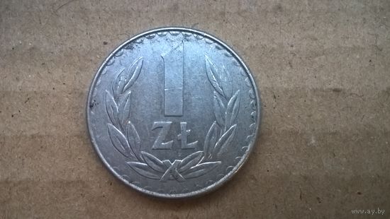 Польша 1 злотый, 1987г.