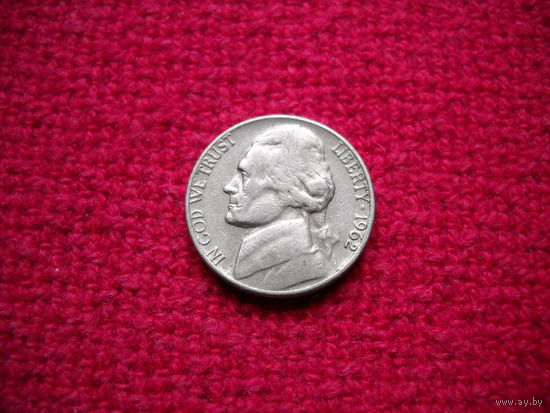 США 5 центов 1962 г.