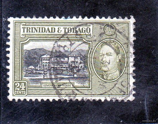 Тринидад и Тобаго. Ми-141. Дом правительства. Порт оф Спейн. Король Георг VI. 1938.