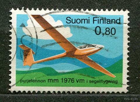 Авиация. Планер. Финляндия. 1976. Полная серия 1 марка
