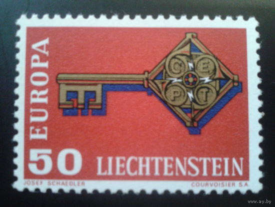 Лихтенштейн 1968 Европа полная
