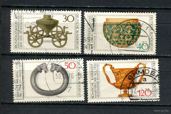 ФРГ - 1976 - Археологическое наследие - [Mi. 897-900] - полная серия - 4 марки. Гашеные.  (Лот 19BJ)