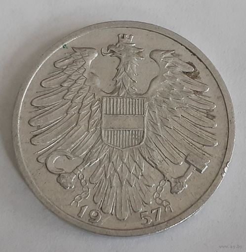Австрия 1 шиллинг, 1957 (4-2-11)