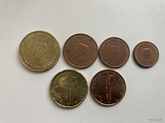 Нидерланды набор евроцентов.