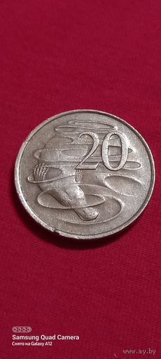 Австралия, 20 центов 1981.