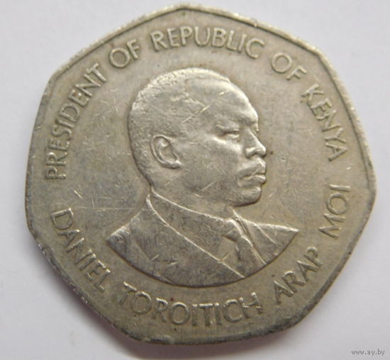 Кения 5 шиллингов 1985 г