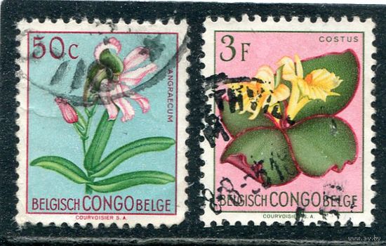 Бельгийское Конго. Стандарт. Цветы