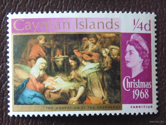 Британские Каймановы острова 1968 г. Рождество.
