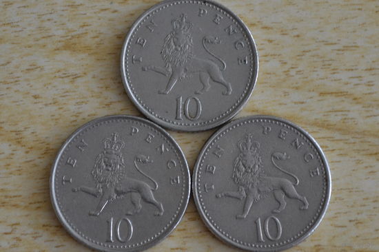 Великобритания 10 пенсов 1992