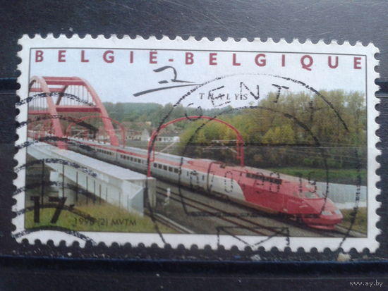 Бельгия 1998 Мост, поезд