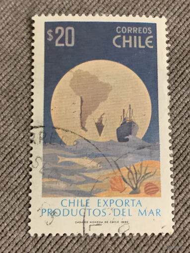 Чили 1982. Экспорт продуктов