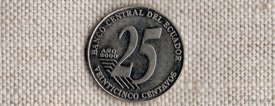 Эквадор 25 сентаво 2000(Li)