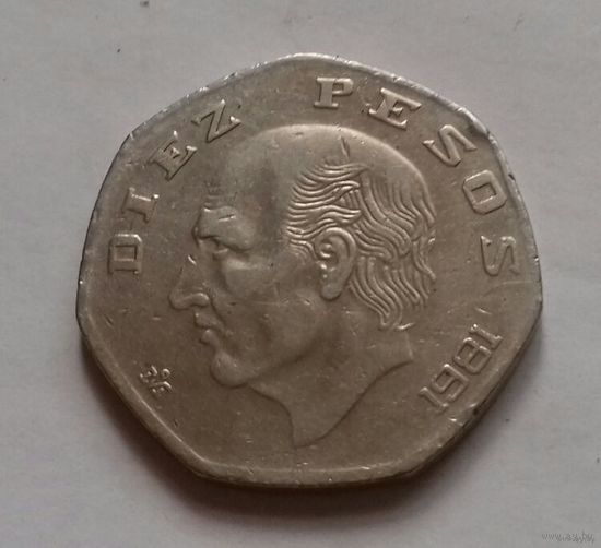10 песо, Мексика 1981 г.