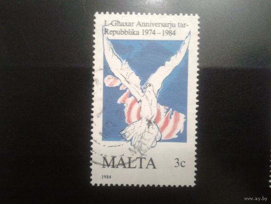 Мальта 1984 10 лет республике