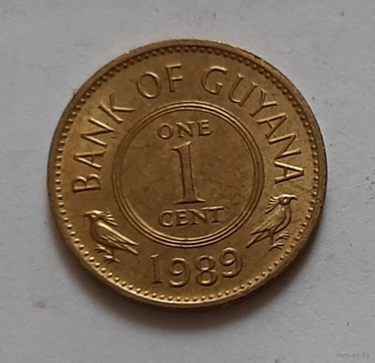 1 цент 1989 г. Гайана