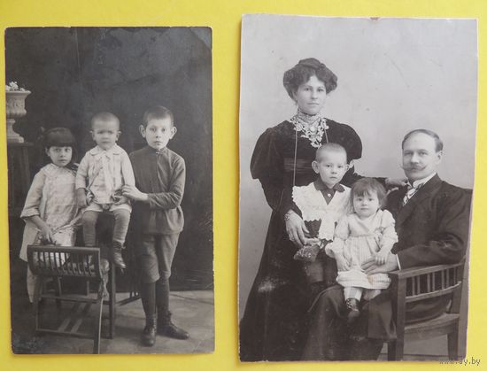 Фото "Семья чиновника и дети", до 1917 г.