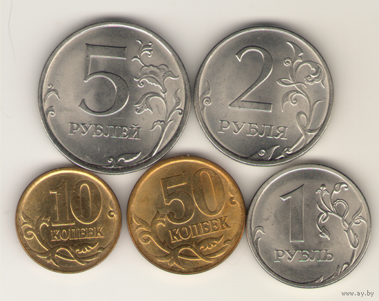 Комплект монет 2013 г. СпМД.