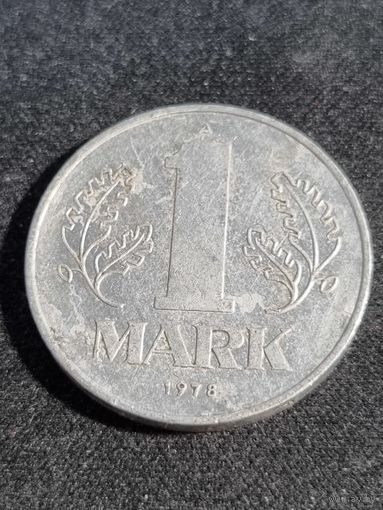 ГДР 1 марка 1978   А
