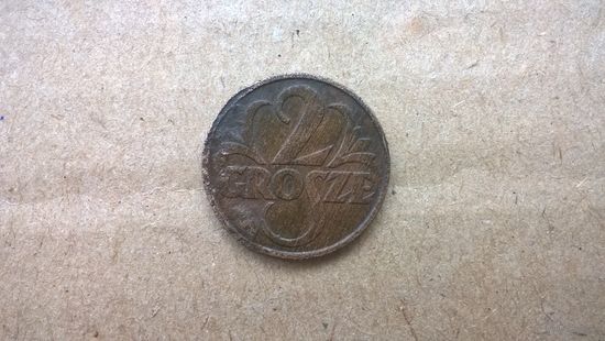 Польша 2 гроша, 1935г. (D-50)