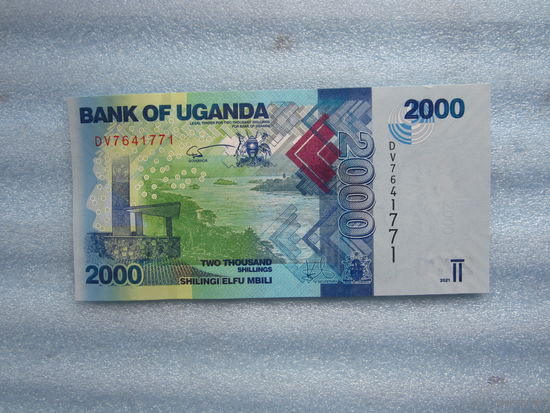 Уганда 2000 шиллингов, 2021 г.