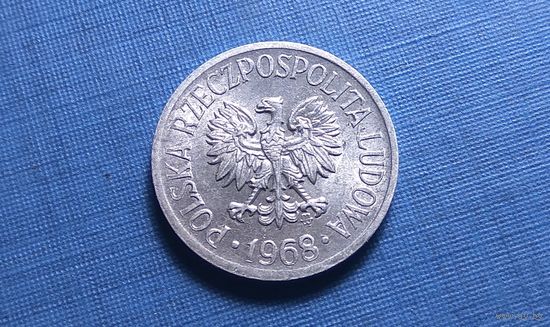 5 грошей 1968. Польша. AU! (1)