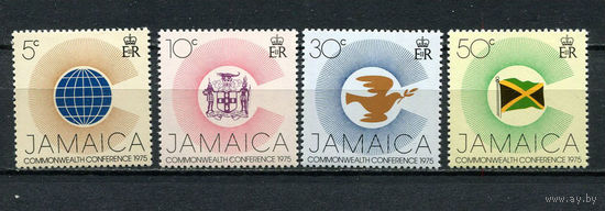 Ямайка - 1975 - Конференция глав правительств - [Mi. 394-397] - полная серия - 4 марки. MNH.  (Лот 99Eu)-T5P12