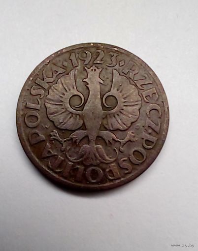 Польша 5 грош 1923г не частая.