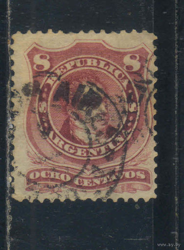 Аргентина 1877 Б.Ривадавия Cтандарт #32