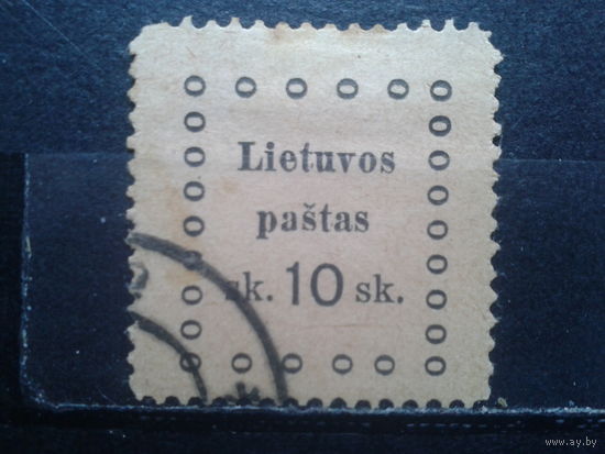 Литва, 1919, Стандарт 10sk
