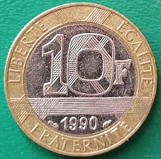 Франция 10 франков 1990 03