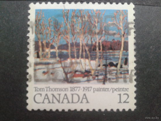 Канада 1977 живопись, пейзаж