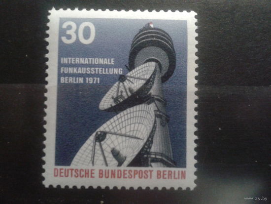 Берлин 1971 телебашня Михель-1,0 евро