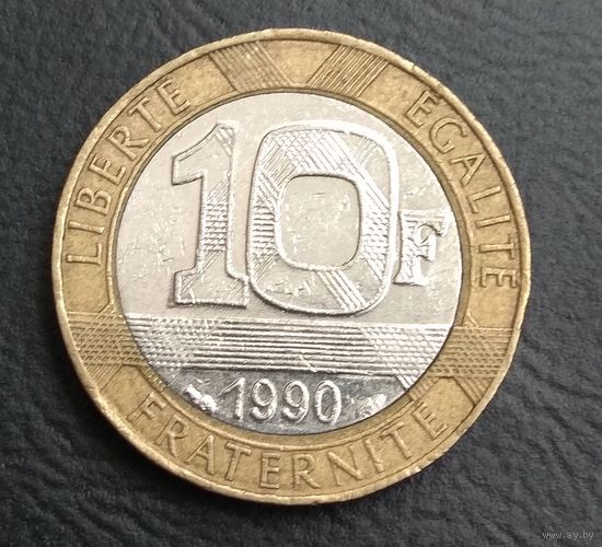 10  франков 1990 Франция