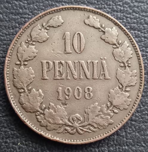 10 пенни 1908