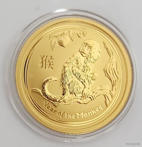 Австралия 2016 золото (1/10 oz) "Лунар - год обезьяны"
