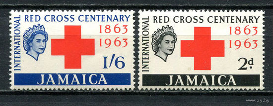 Ямайка - 1963 - Красный крест - [Mi. 205-206] - полная серия - 2 марки. MNH.  (Лот 100Eu)-T5P12